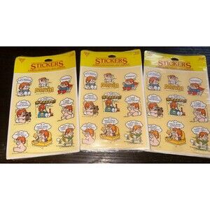 3 Packs 1982 Vintage Hallmark Stickers Marvin Comic Strip Cartoon